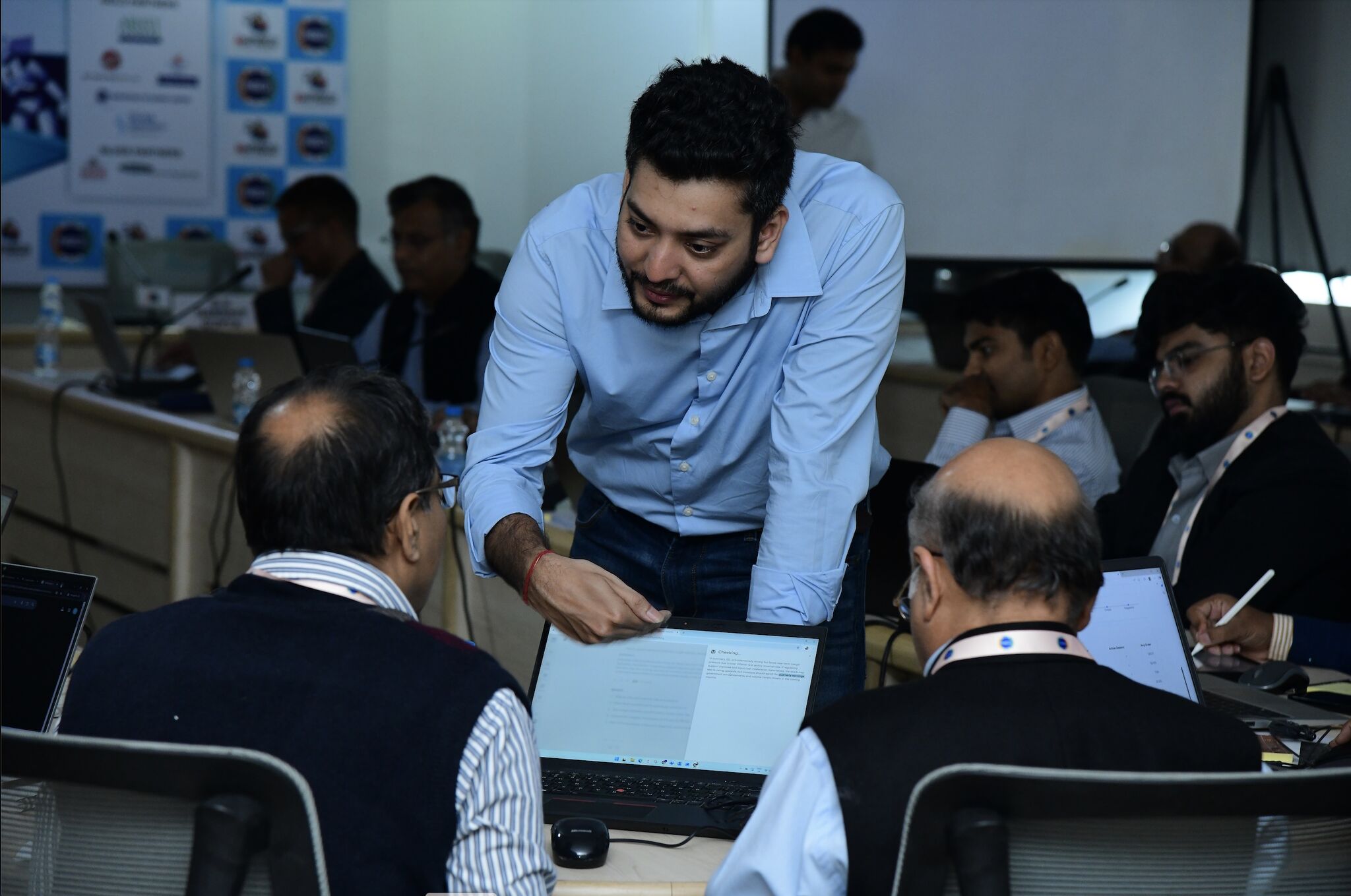 Hands-on training session