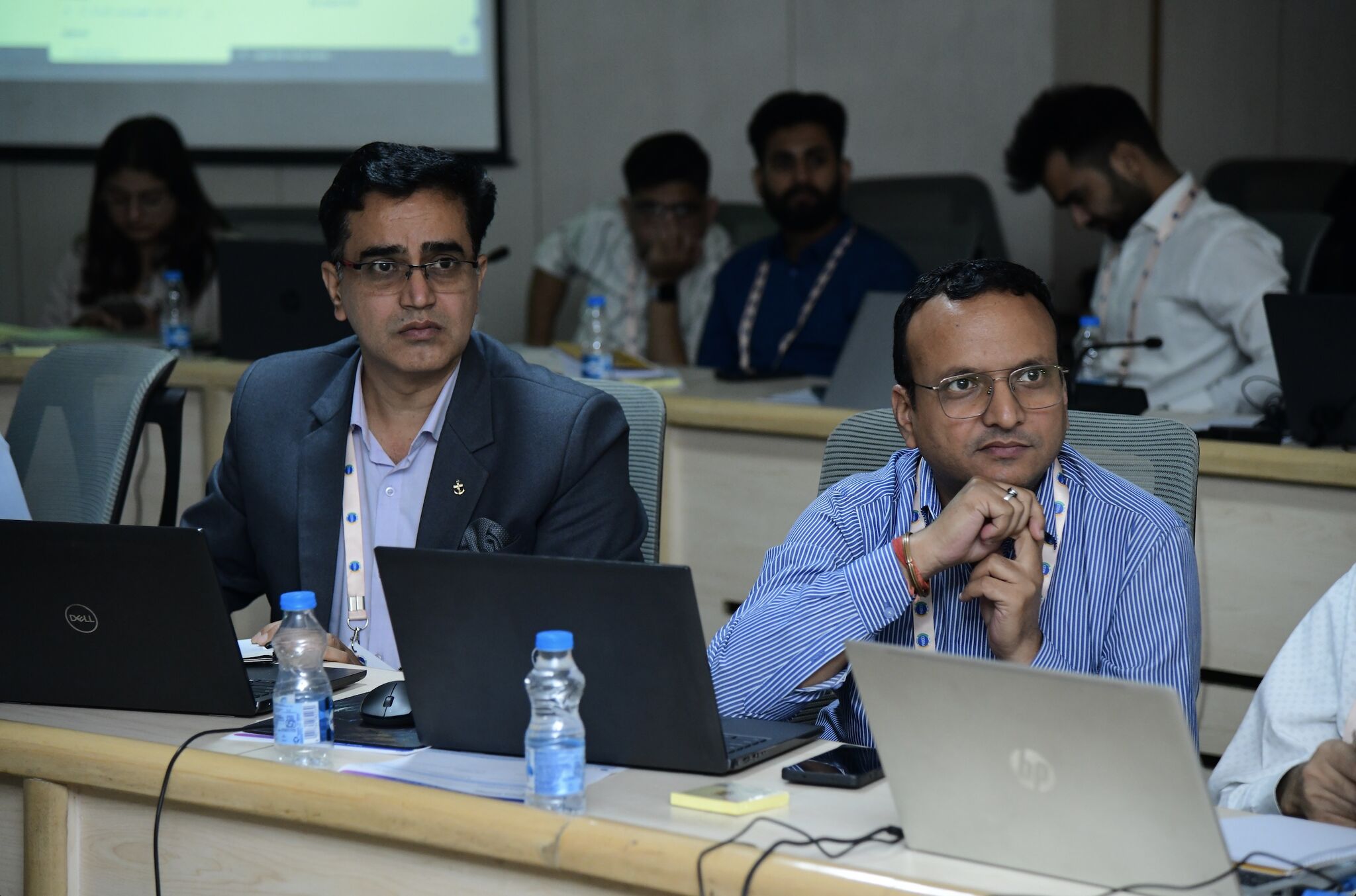 Workshop participants engaged in learning